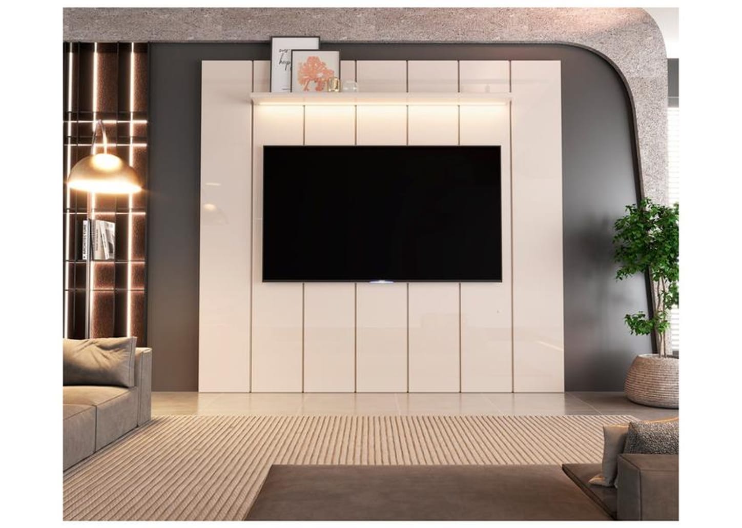 Painel para TV até 75" EDN Móveis Alpes