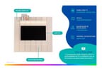 Painel para TV até 75" EDN Móveis Alpes