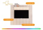 Painel para TV até 75" EDN Móveis Alpes