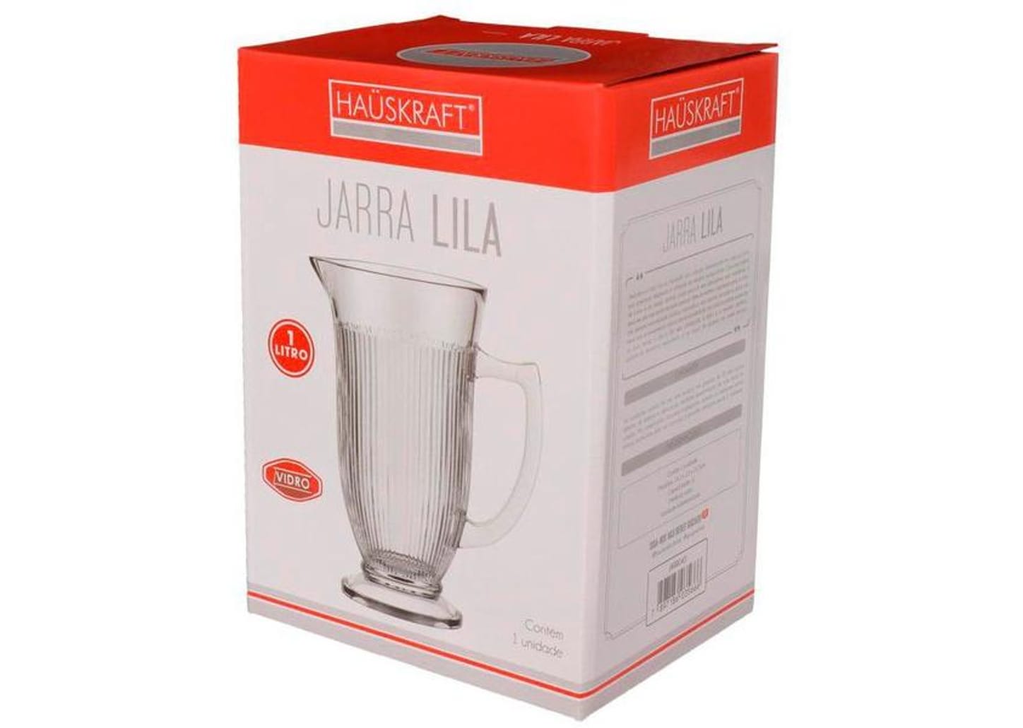 Jarra de Vidro 1L Hauskraft Lila