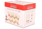Jogo de Taças de Vidro para Vinho Âmbar 260ml 6 Peças Hauskraft Egeu