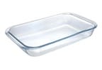 Travessa de Vidro Retangular 29,5x5x17,5cm Hauskraft Originale