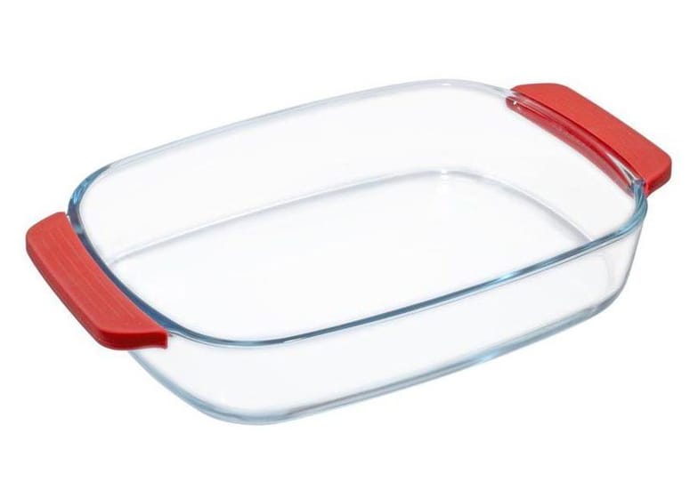 Travessa de Vidro Retangular 30,5x6x19,5cm Hauskraft Originale