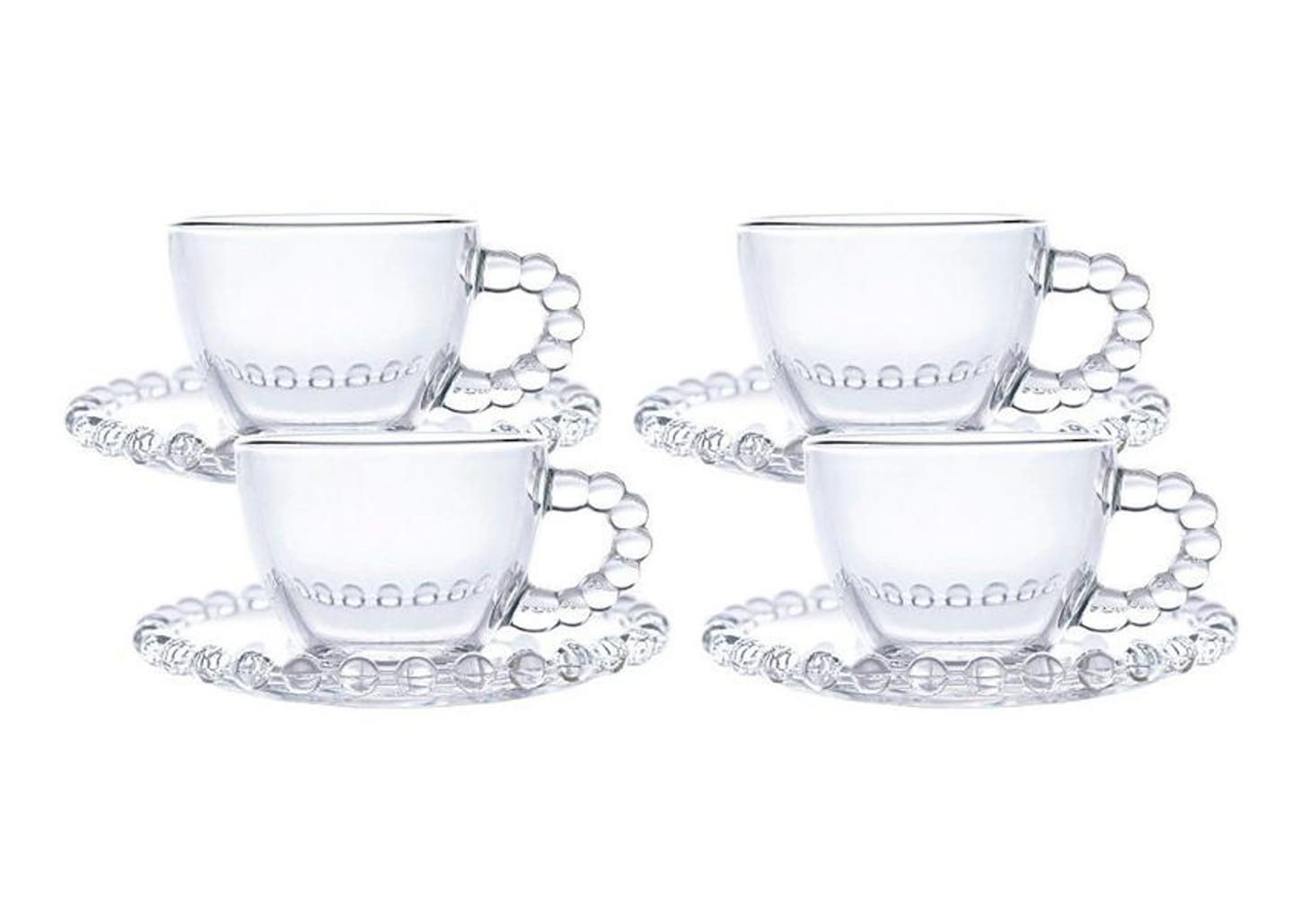 Jogo de Xícaras de Café 100ml Hauskraft Bubbly 4 Peças