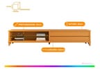 Rack para TV até 85" 2 Gavetas EDN Móveis Eifell 2.6