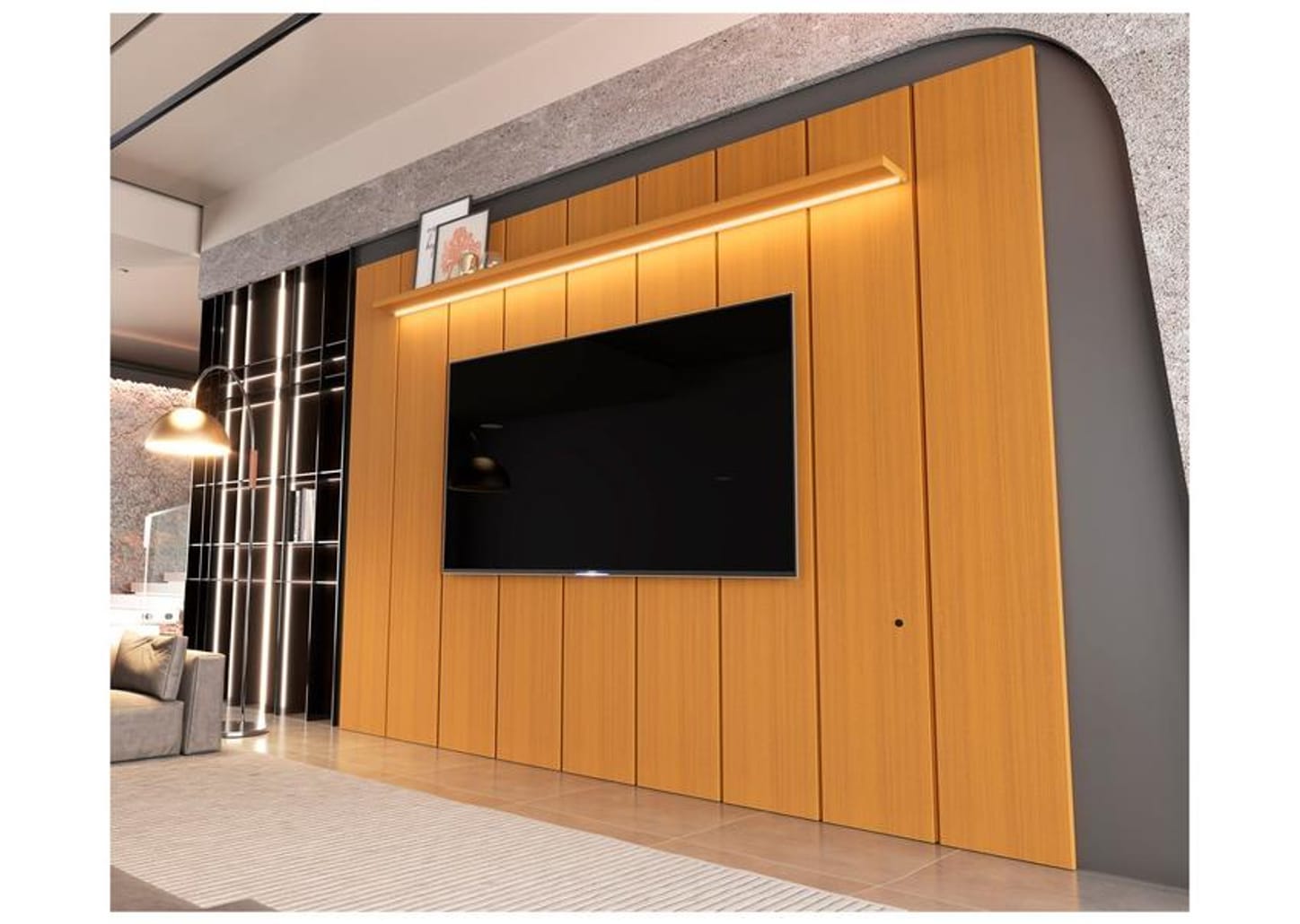 Painel para TV até 85" EDN Móveis Alpes