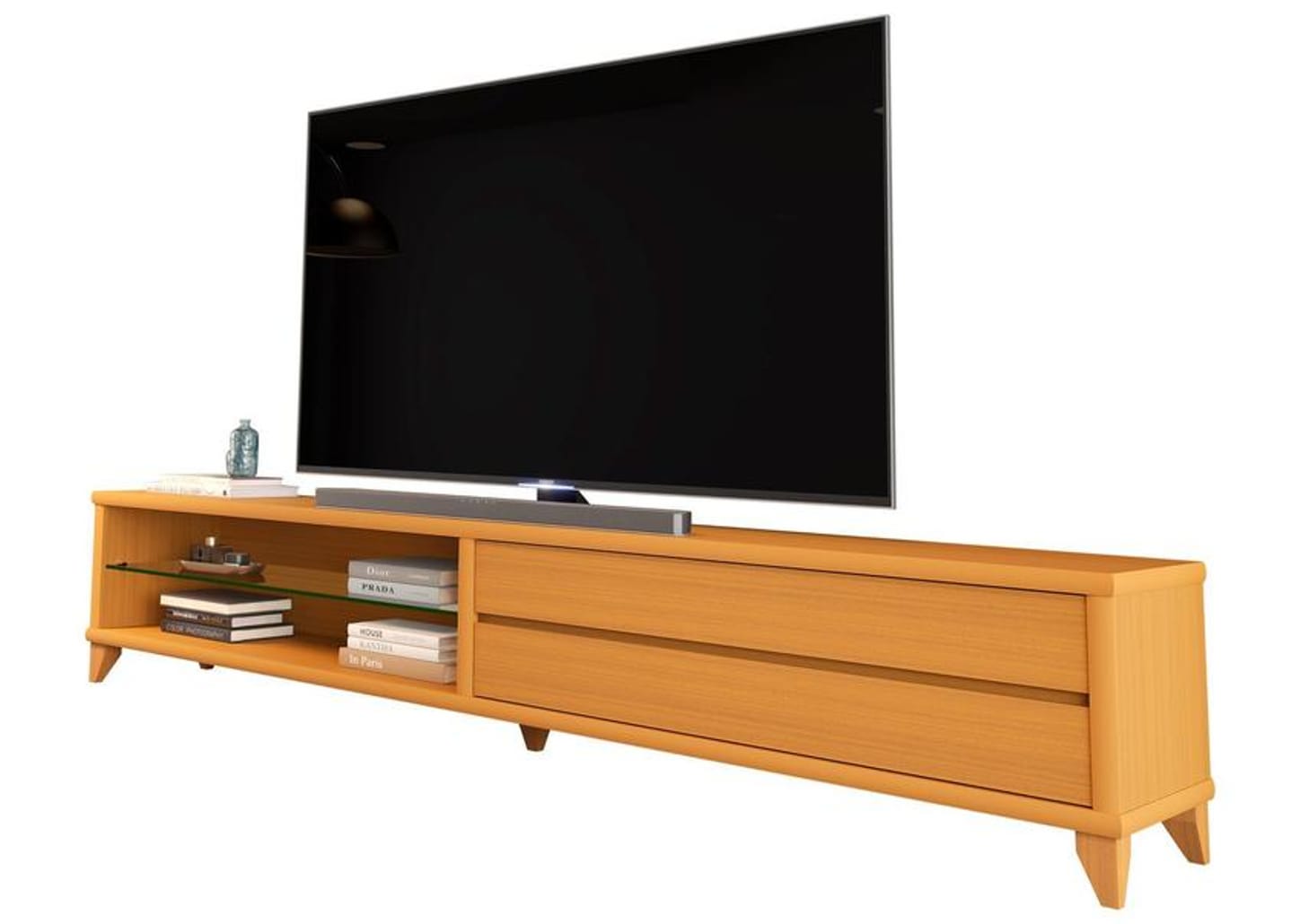 Rack para TV até 85" 2 Gavetas EDN Móveis Eifell 2.6