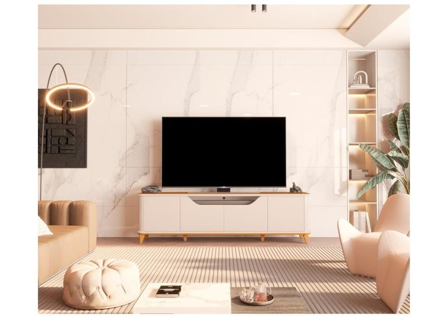 Rack para TV até 75" 4 Portas EDN Móveis Modena 2.0
