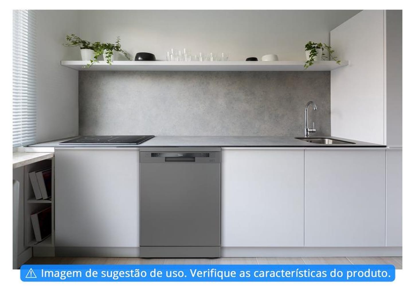 Lava-louças Midea DWA14S1 14 Serviços