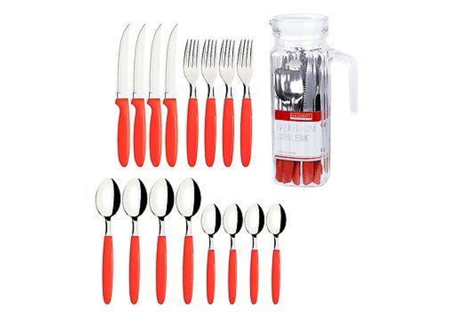 Faqueiro Hauskraft Inox 17 Peças Esme com Jarra