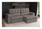 Sofá 4 Lugares Retrátil Reclinável Slim Milano BestHouse Sofás