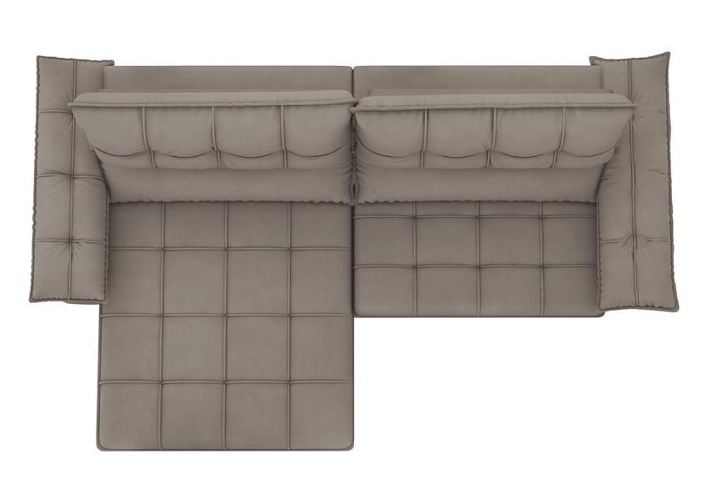 Sofá 4 Lugares Retrátil Reclinável Slim Milano BestHouse Sofás