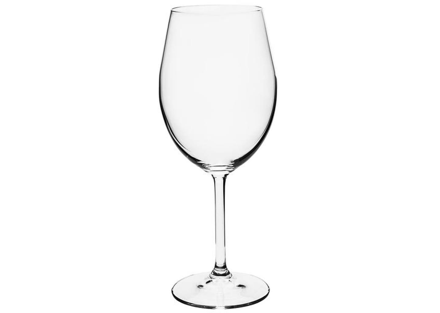 Jogo de Taças de Cristal para Água e Vinho Transparente 580ml 6 Peças Bohemia Colibri