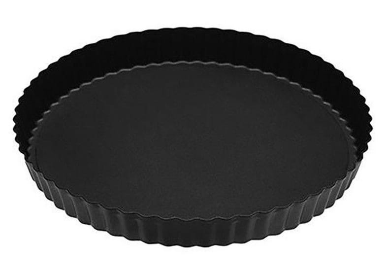 Forma para Doces e Salgados de Aço Redonda - Antiaderente Fundo Removível 24cm Hauskraft