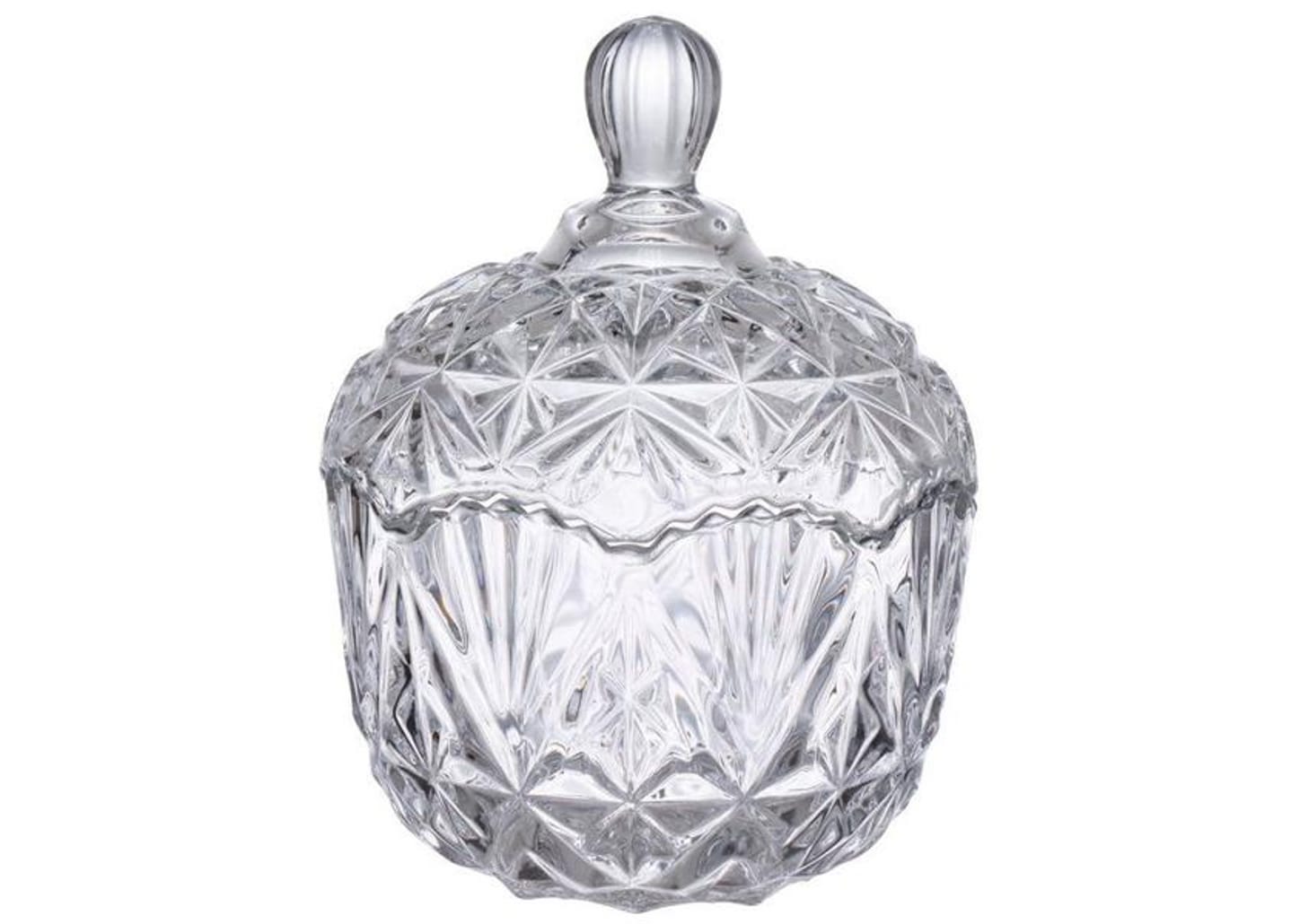 Potiche de Vidro com Tampa 18cm Hauskraft Huis