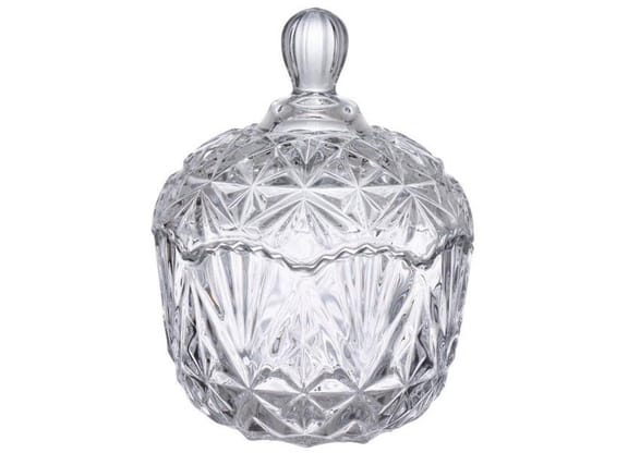 Potiche de Vidro com Tampa 18cm Hauskraft Huis