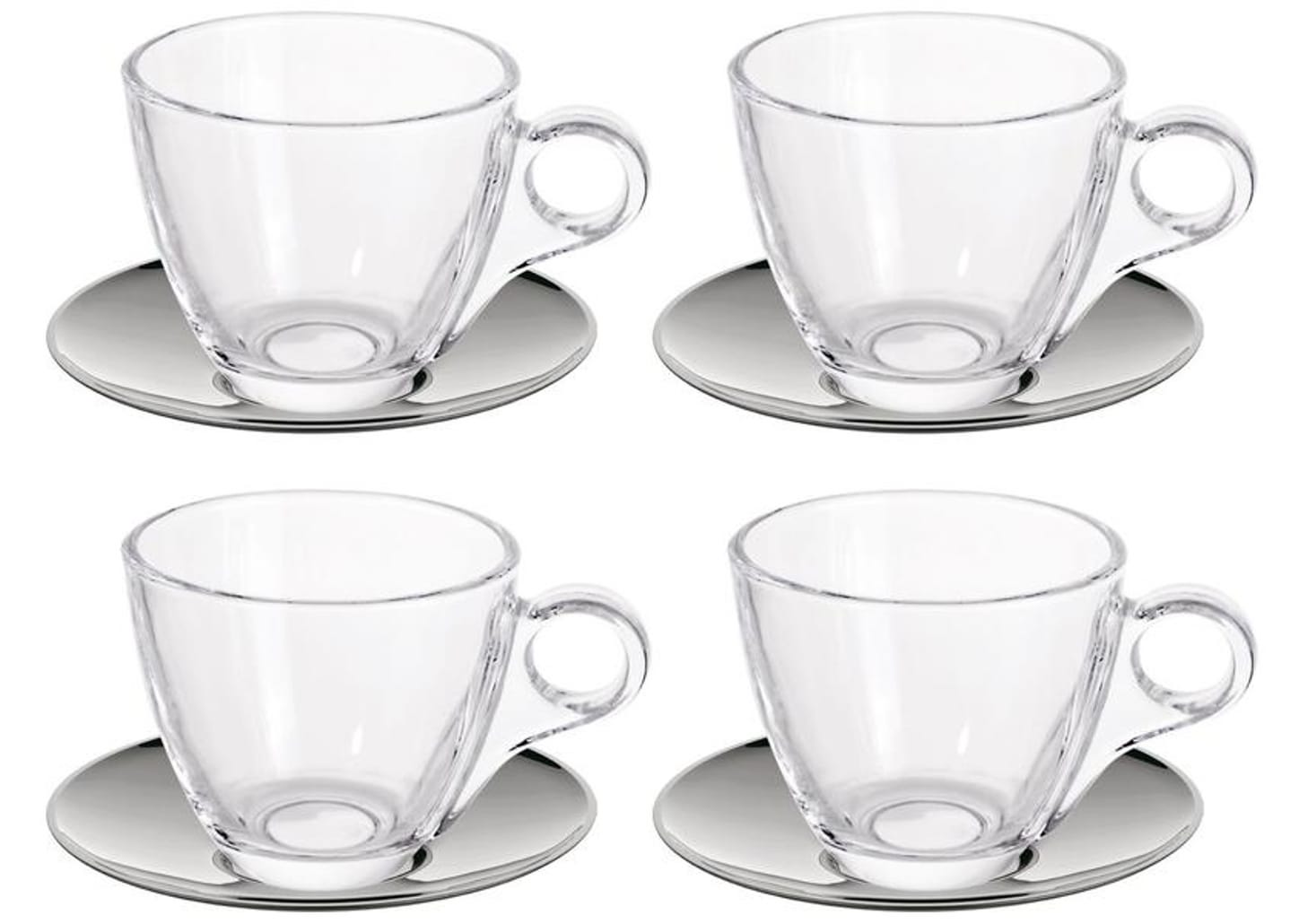 Jogo de Xícaras de Chá 170ml Hauskraft Tiffany 4 Peças