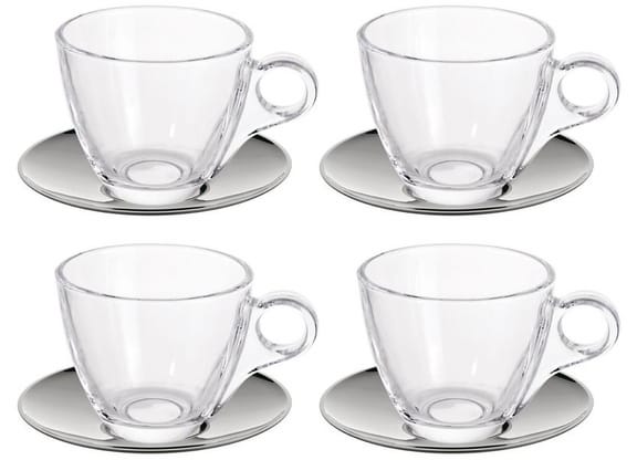 Jogo de Xícaras de Chá 170ml Hauskraft Tiffany 4 Peças