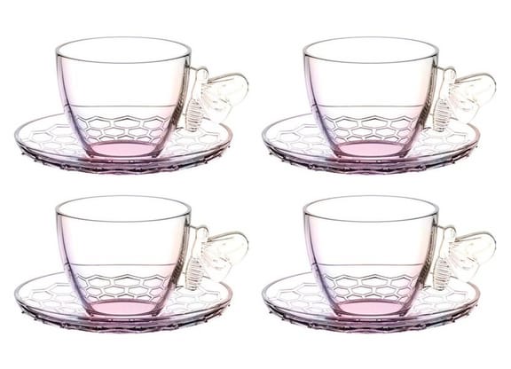 Jogo de Xícaras de Café 80ml Hauskraft Bee 4 Peças