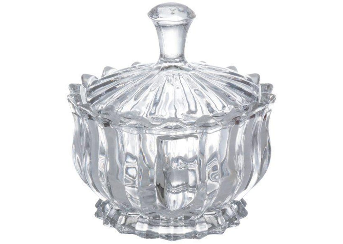 Potiche de Vidro com Tampa 12cm Hauskraft Brasilia