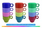 Jogo de Xícaras de Café 90ml Hauskraft Stacky 4 Peças