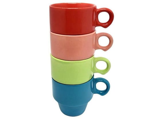 Jogo de Xícaras de Café 90ml Hauskraft Stacky 4 Peças