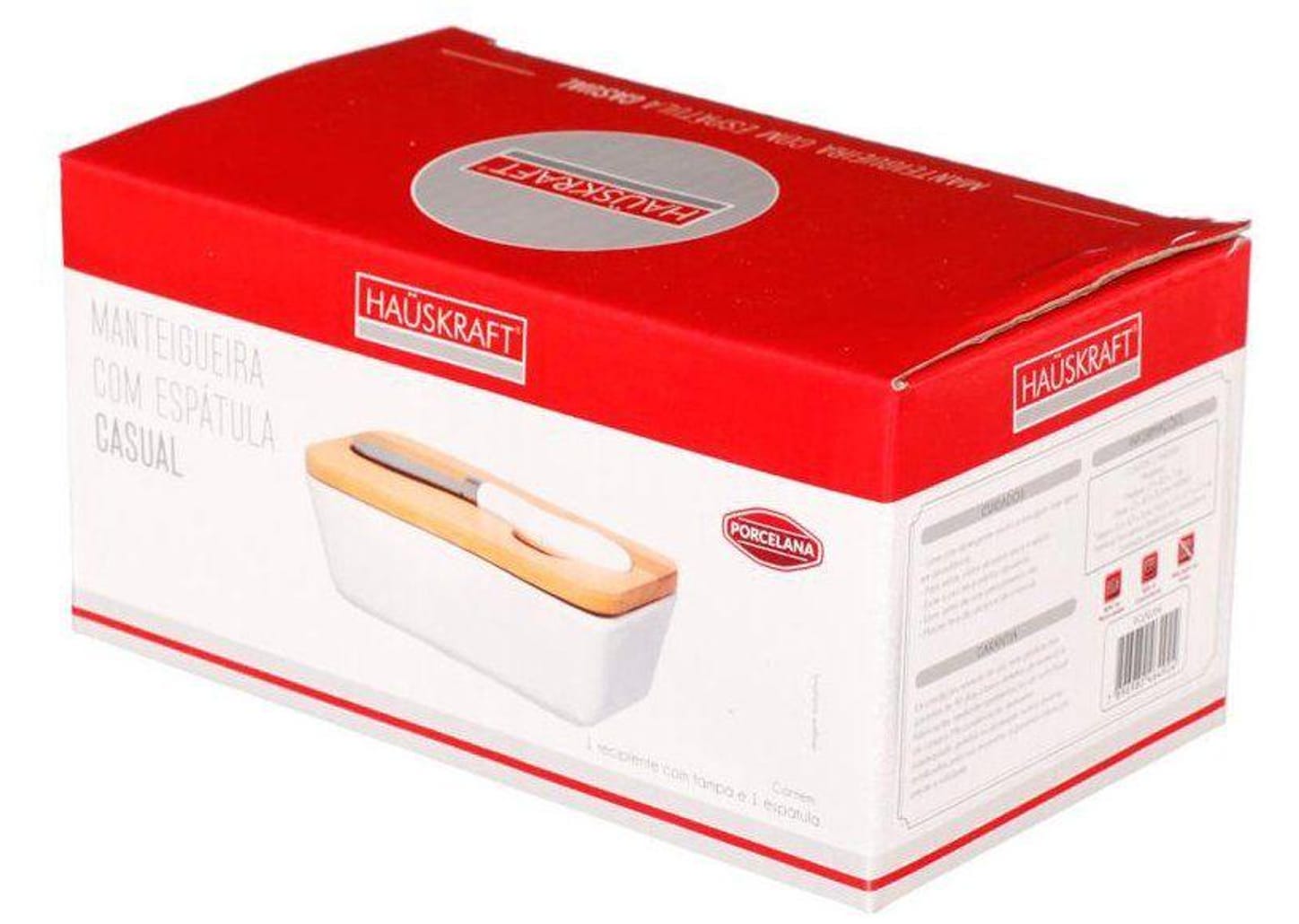 Manteigueira de Porcelana Hauskraft Casual