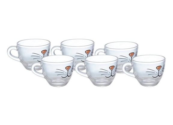 Jogo de Xícaras de Café 80ml Hauskraft Cat 6 Peças