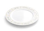 Prato Raso de Vidro Branco Redondo 26,5cm Hauskraft Lavanda