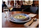 Aparelho de Jantar 20 Peças Tramontina Redondo de Porcelana Branco e Azul Lavínia