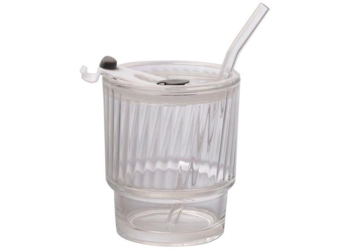 Copo de Vidro com Tampa Hauskraft Fest 400ml