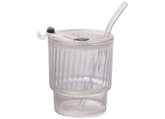 Copo de Vidro com Tampa Hauskraft Fest 400ml