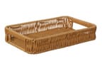 Bandeja para Servir Retangular Hauskraft Rattan Autumn 25x4,5x15cm