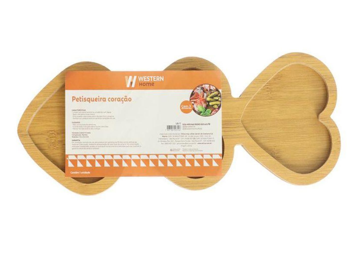 Petisqueira Bambu Coração Western Home