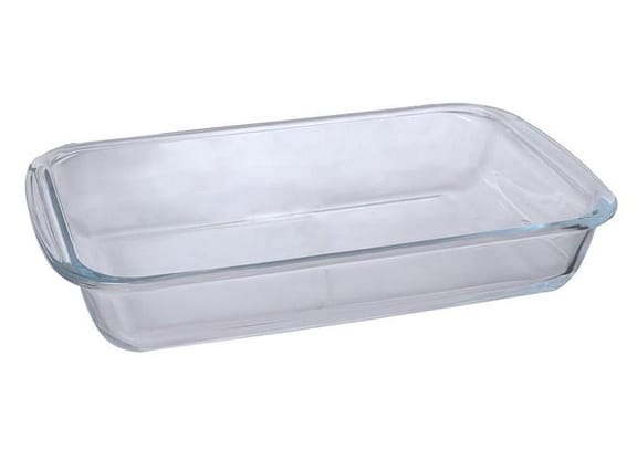 Travessa de Vidro Retangular 29,5x5x17cm Hauskraft Originale