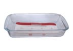 Travessa de Vidro Retangular 29,5x5x17cm Hauskraft Originale