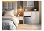 Frigobar Midea 45L Preto e Prata MDRD086FGD503