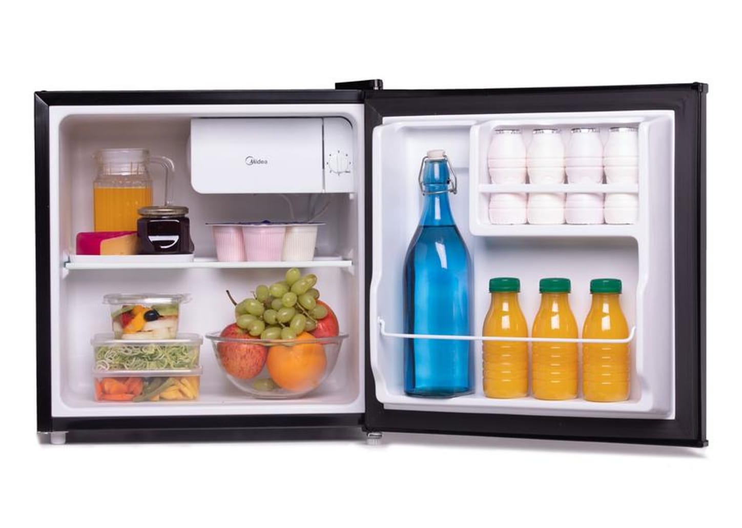 Frigobar Midea 45L Preto e Prata MDRD086FGD503