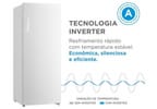 Freezer Vertical Midea 196L 1 Porta Inverter MDRU276FZA013