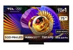 Smart TV 75" TCL 4K UHD SQD-Mini LED 75C7L Google TV 2026