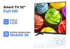 Smart TV 32" LG Full HD LCD 32LB650BPSA WebOS 26 2026