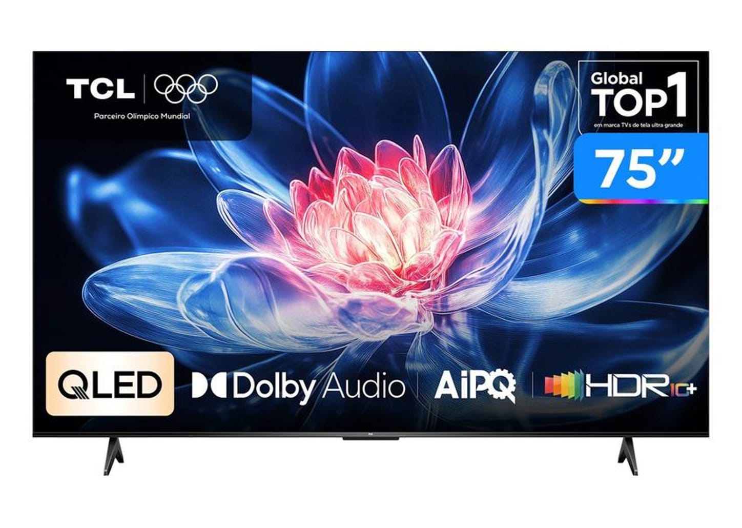 Smart TV 75" TCL 4K UHD QLED 75T6C Google TV 2026