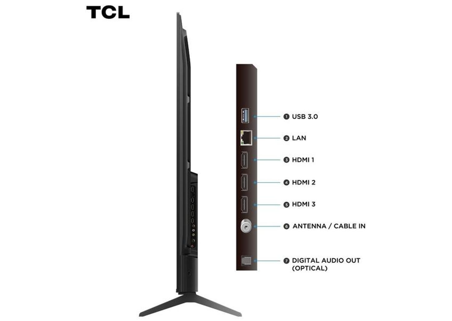 Smart TV 75" TCL 4K UHD QLED 75T6C Google TV 2026