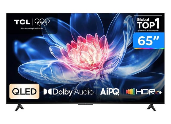 Smart TV 65" TCL 4K UHD QLED 65T6C Google TV 2026