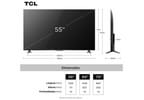 Smart TV 55" TCL 4K UHD QLED 55T6C Google TV 2026