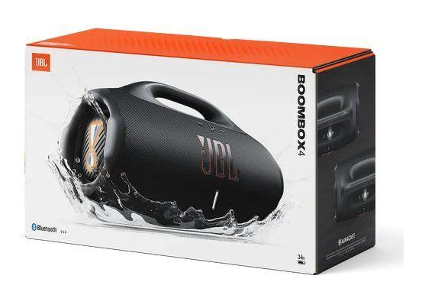 Caixa de Som JBL Boombox 4 Bluetooth Amplificada Portátil à Prova de Água 210W USB-C