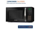 Micro-ondas Mondial 34L Preto MO-02-34-B
