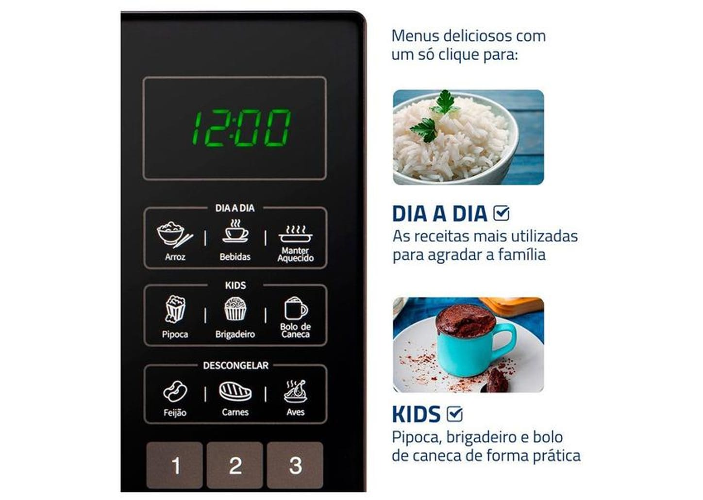 Micro-ondas Mondial 34L Preto MO-02-34-B