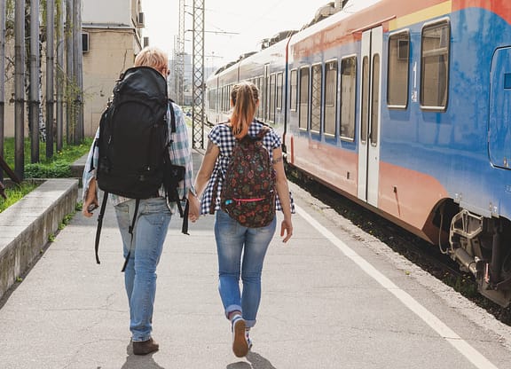 Passagem de trem entre Milão e Veneza para os noivos