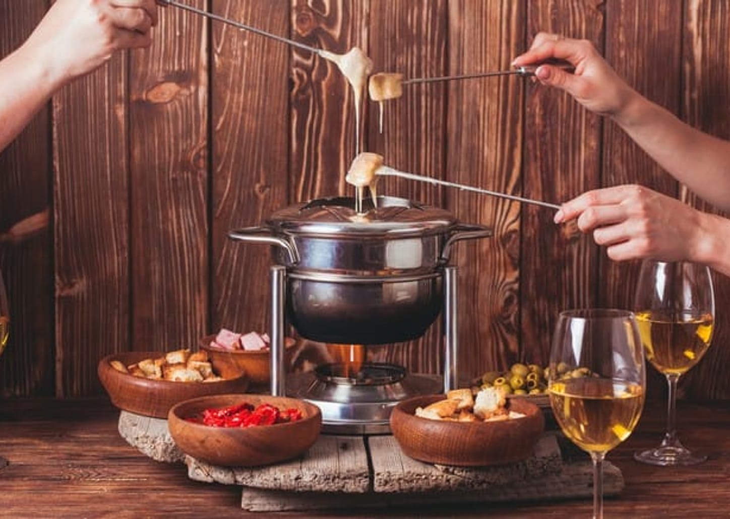 Noite de fondue no Chez Lys Blanc - por pessoa